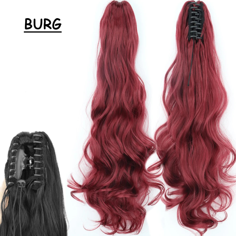 COLETA con Pinche 60 cm Largo CABELLO 100% Similar al Cabello Natural 🥇