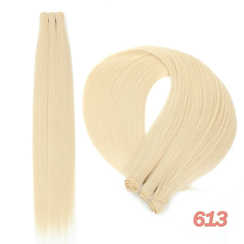 MAZO Extensiones de Cabello PREMIUM🥇 Similar al Natural Tonos Balayage Hasta 70 cm Largo