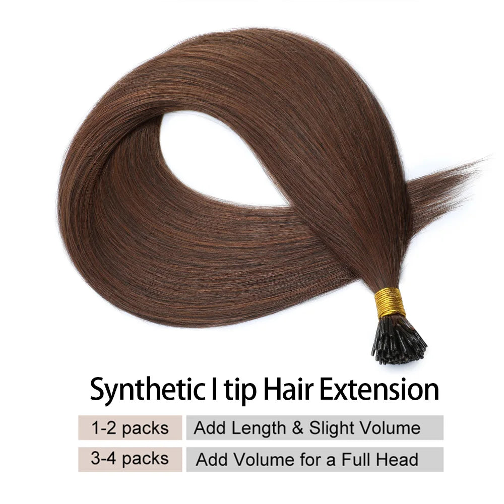 NEW ⭐️ PACK 100 EXTENSIONES DE PUNTO ADHESIVAS 66 CM Cabello PREMIUM🥇 Semi Natural
