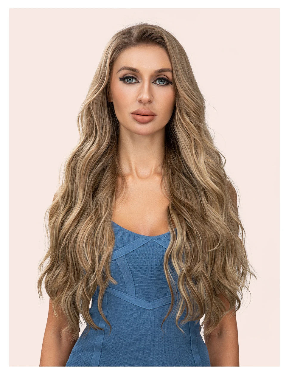 Pack 4 Cortinas Semi Natural🥇 55 cm BALAYAGE