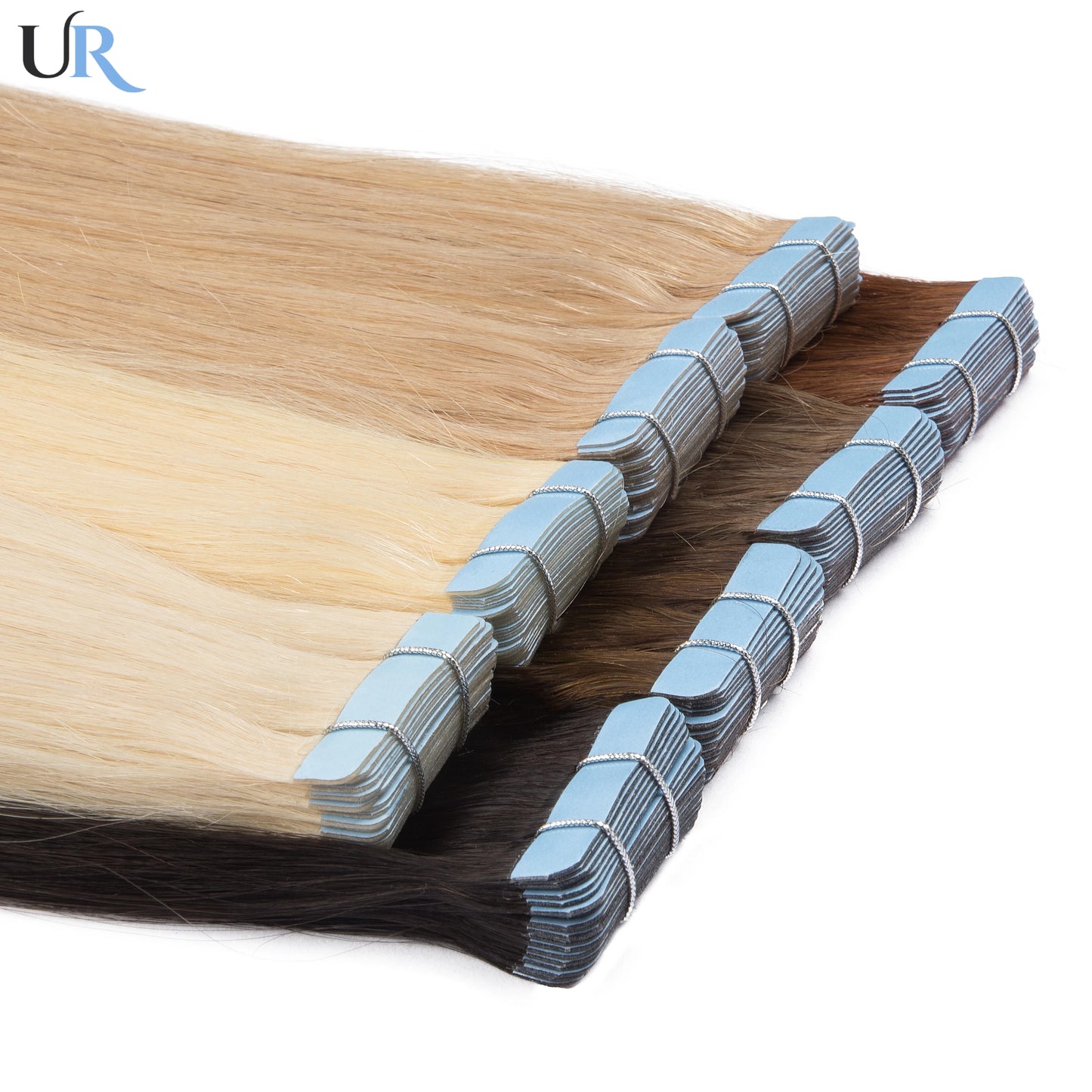 BALAYAGE 20pcs Extensiones Adhesivas  cabello humano 100 % Natural 66 cm