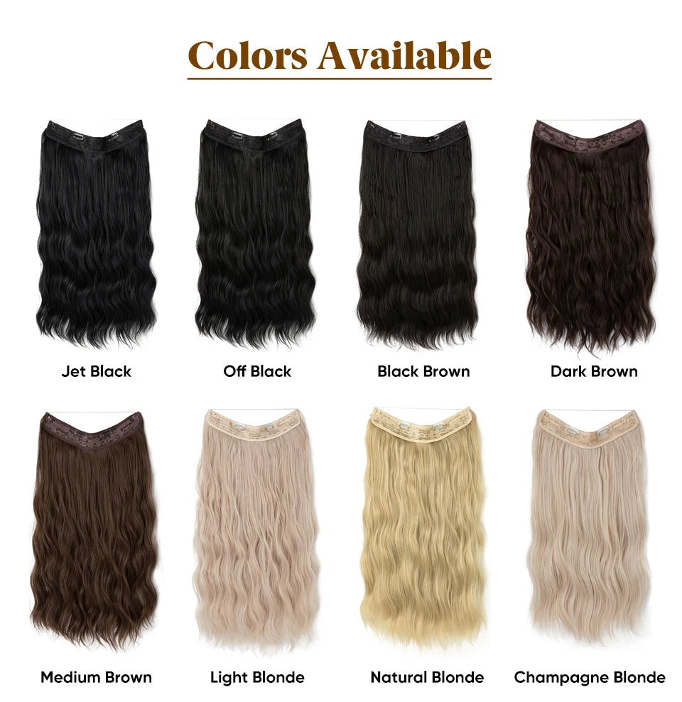 MAXI CORTINA HILO INVIBLE Balayage Semi Natural🥇 60 cm