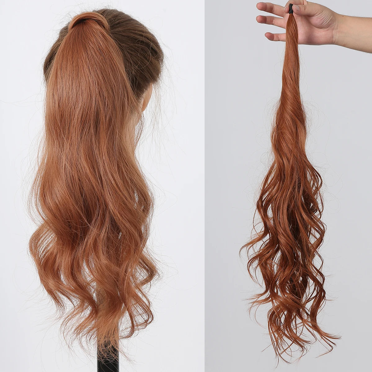 Coleta Balayage 66 cm largo Semi Natural 🥇