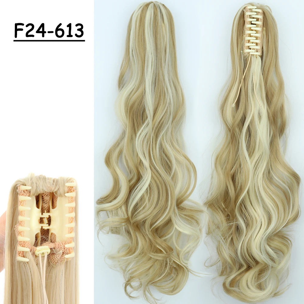 COLETA con Pinche 60 cm Largo CABELLO 100% Similar al Cabello Natural 🥇