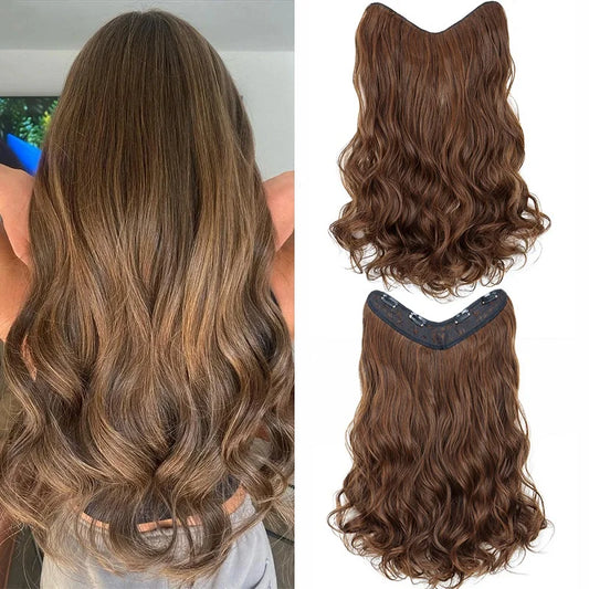 MAXI Cortina 60 cm  Rulos Tonos Naturales Cabello Similar al Natural