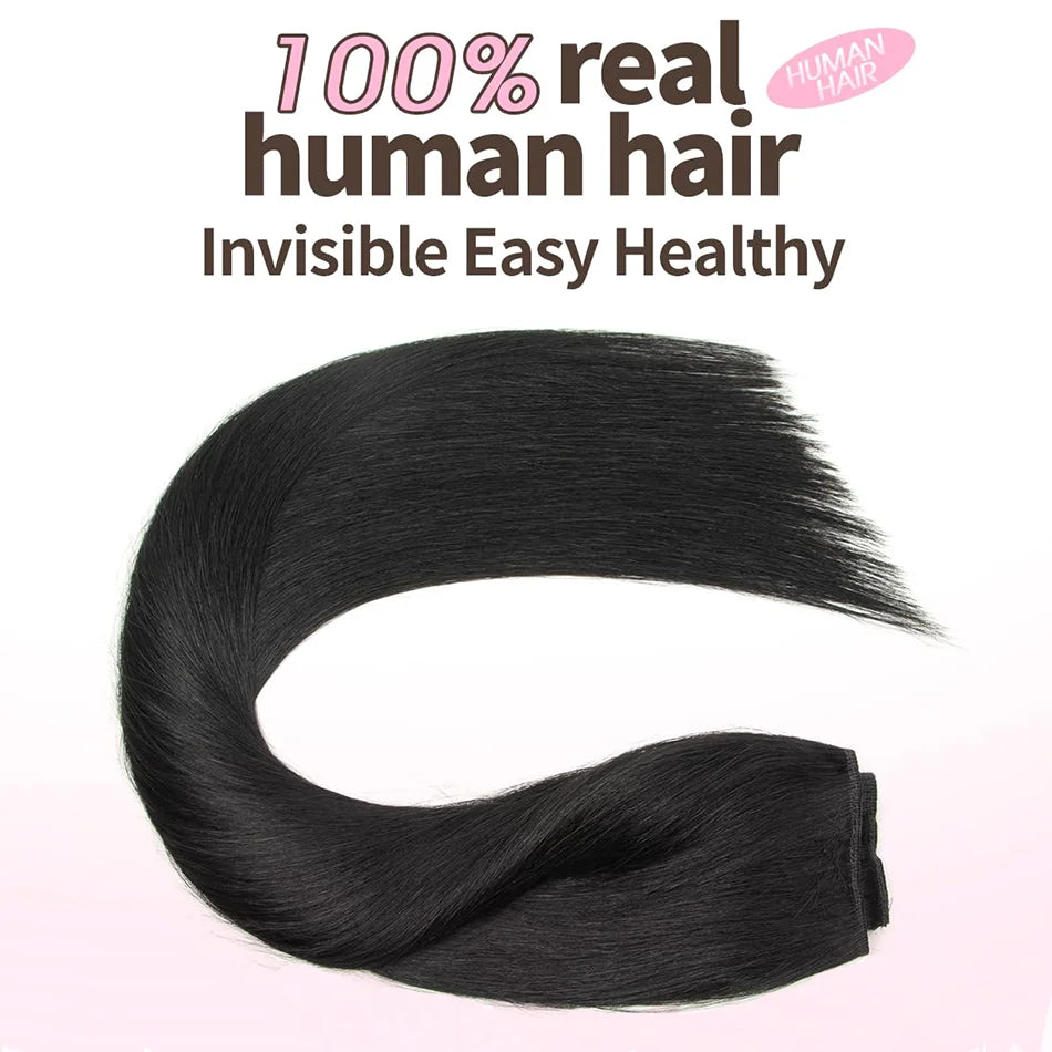 Extensiones HILO INVISIBLE©️ CABELLO NATURAL 100%  (66 CM)