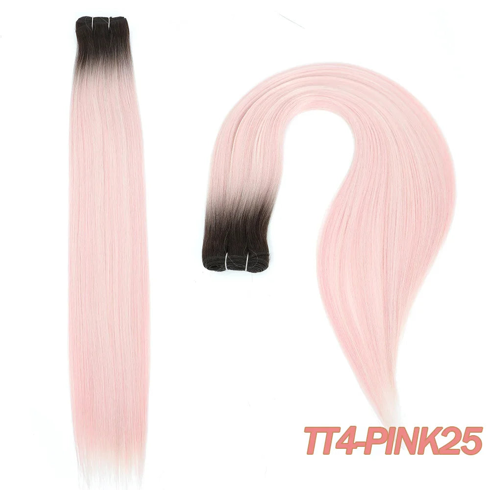 MAZO Extensiones de Cabello PREMIUM🥇 Similar al Natural Tonos Balayage Hasta 70 cm Largo