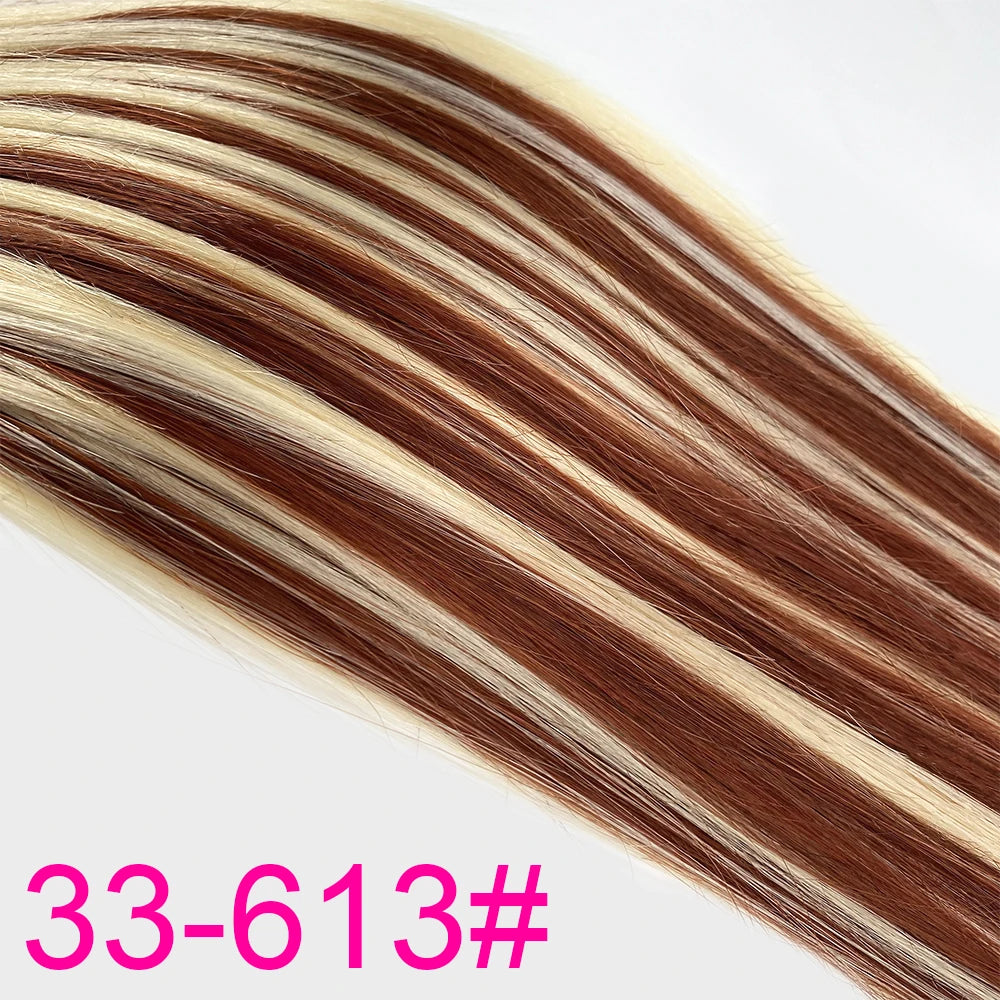 Cinta Adhesiva Invisible Genius, doble trama Cabello Virgen 100% Natural Premium 76 cm