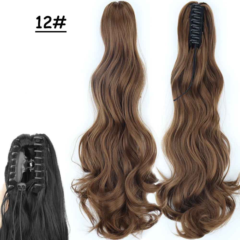 COLETA con Pinche 60 cm Largo CABELLO 100% Similar al Cabello Natural 🥇