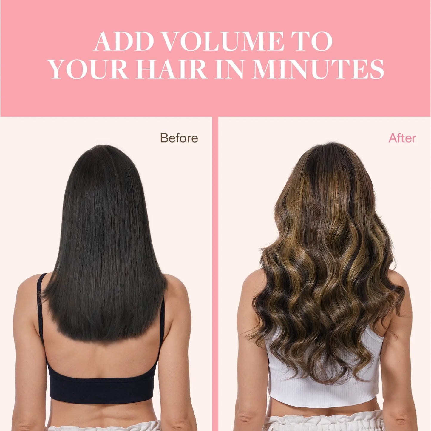 BALAYAGE Extensiones por Capas Clip  55 cm largo Cabello Virgen 100 % Natural