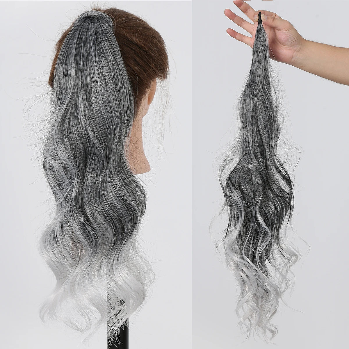 Coleta Balayage 66 cm largo Semi Natural 🥇