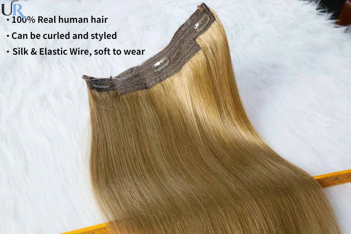 HILO INVISIBLE Extensiones 100% Natural ©️ 66 cm de largo (32 tonos)