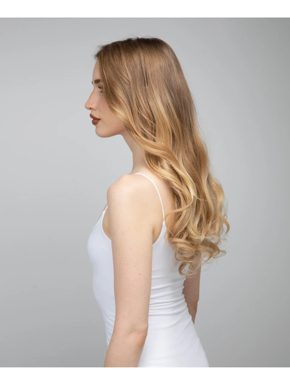 Extensiones Cortina babylight Hilo Invisible 55 cm Largo (150gr) Cabello 100% Similar al Cabello Natural 🥇