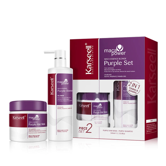 KIT Karseell Purple Professional Neutralizador tonos rubios