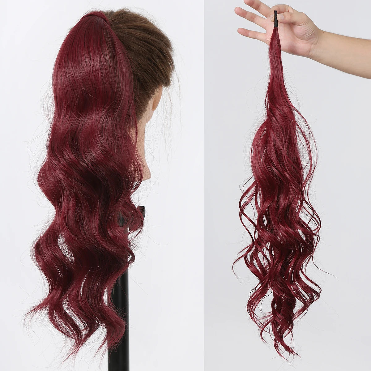Coleta Balayage 66 cm largo Semi Natural 🥇