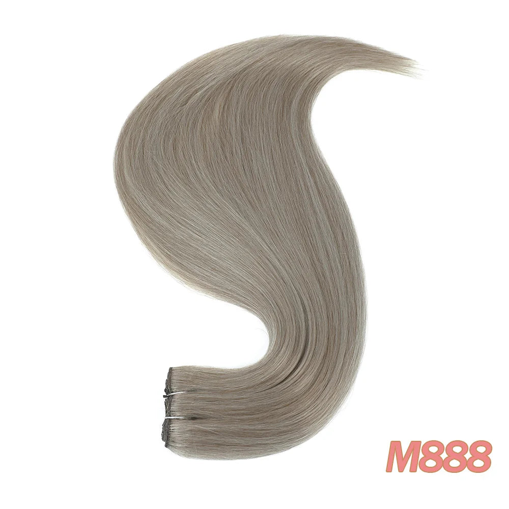 MAZO Extensiones de Cabello PREMIUM🥇 Similar al Natural Tonos Balayage Hasta 70 cm Largo