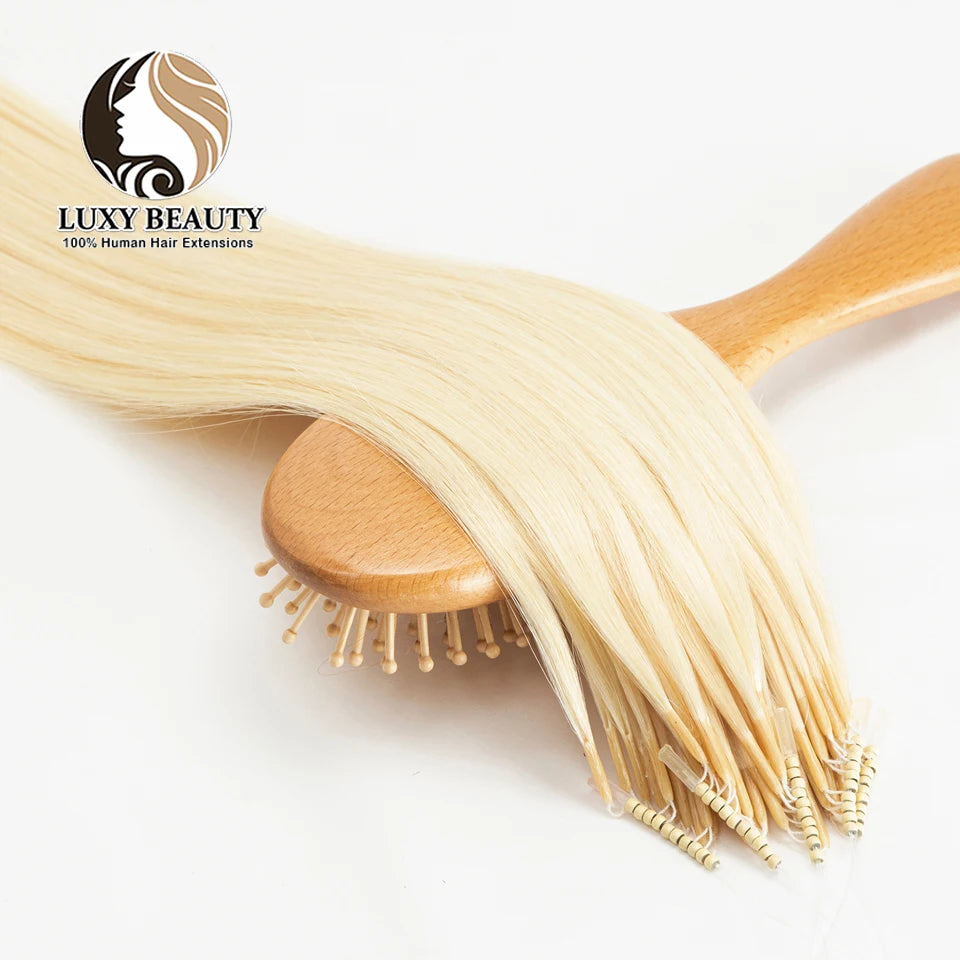 Extensiones de cabello 100% Natural©️ con microperlas 8D Pack 100 unidades