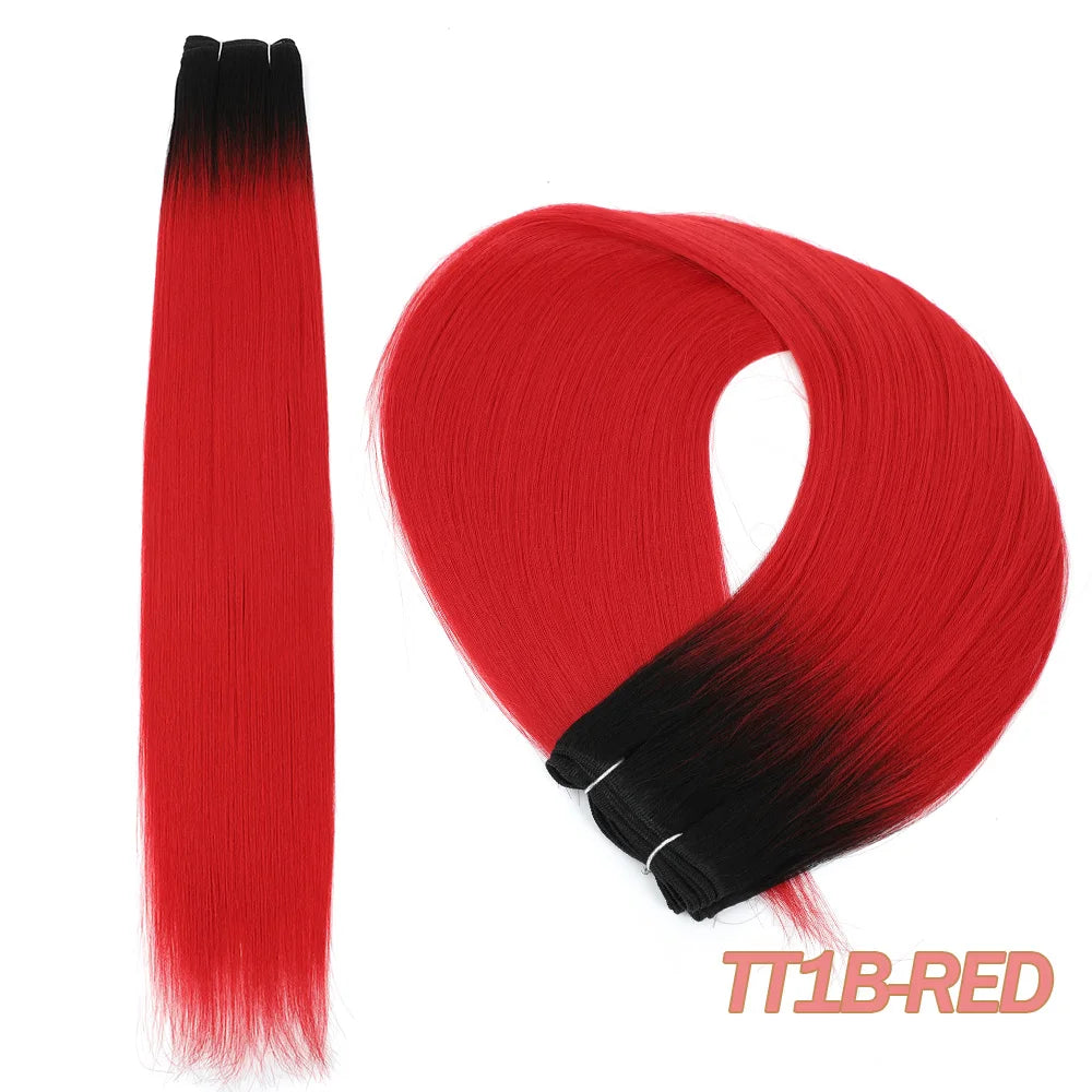 MAZO Extensiones de Cabello PREMIUM🥇 Similar al Natural Tonos Balayage Hasta 70 cm Largo