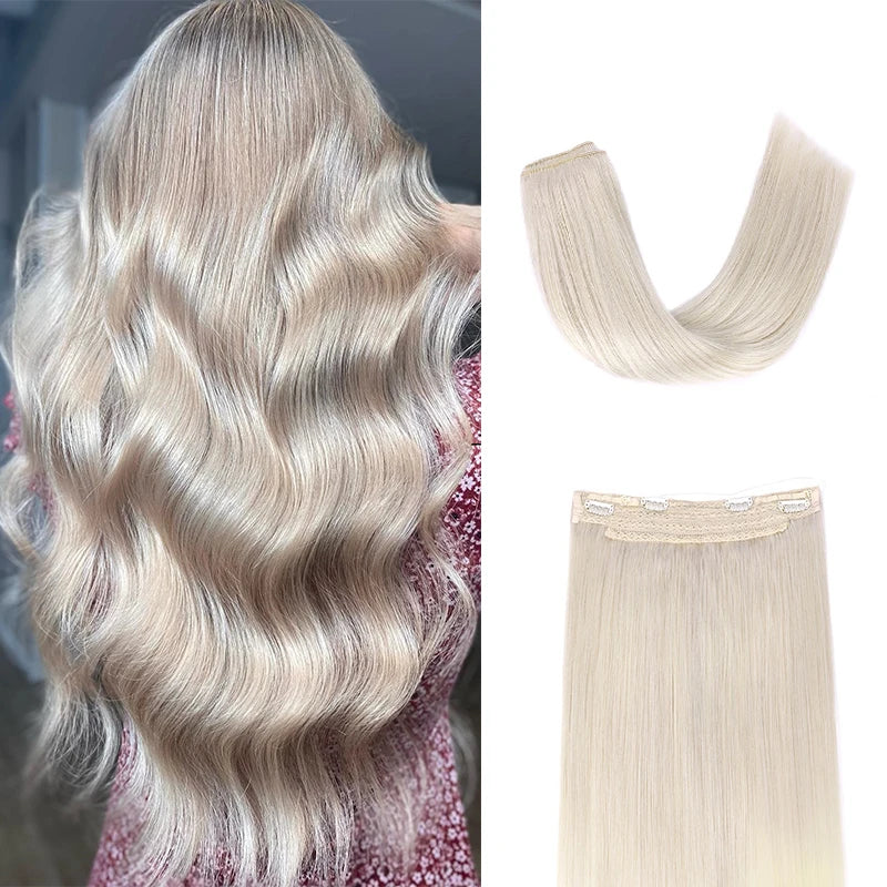 Extensiones de Cabello Natural 100% ©️ Balayage Hilo Invisible