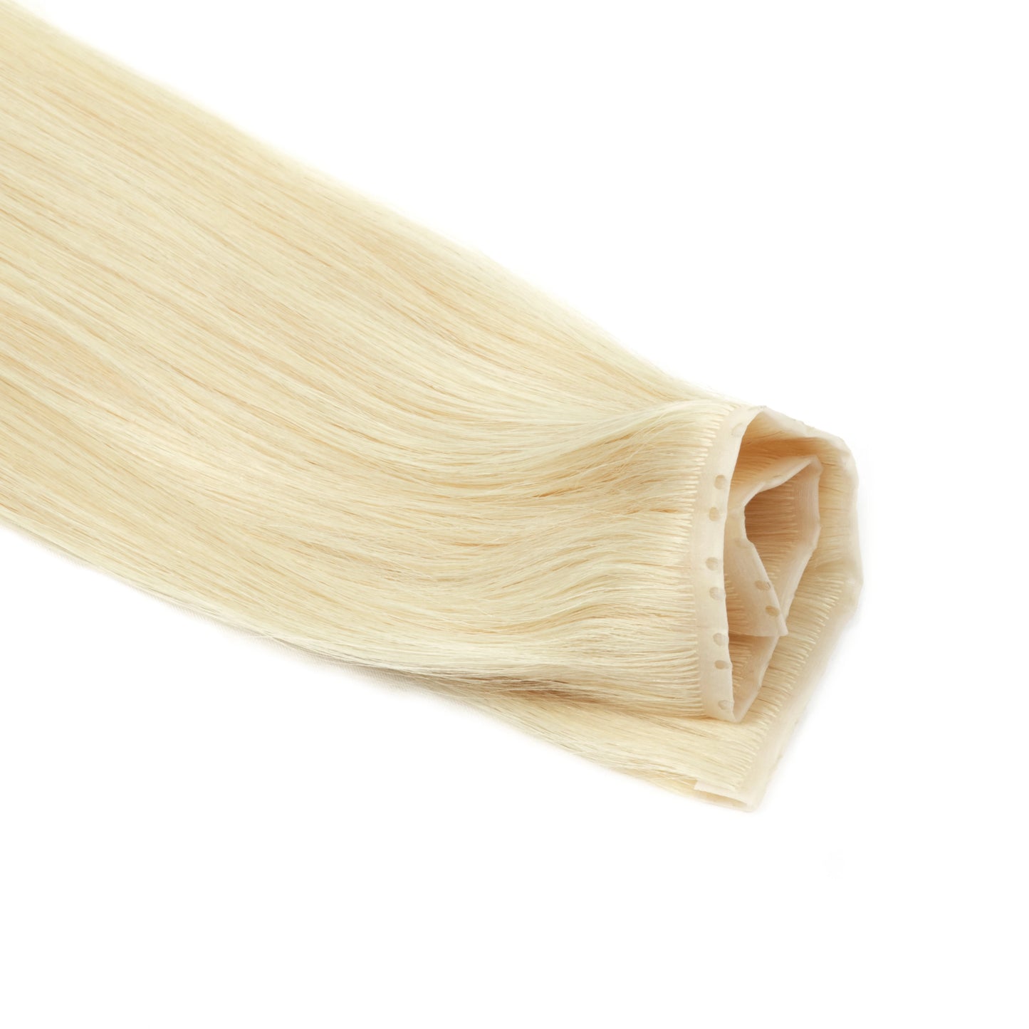Extensiones de cabello Virgen 100% Natural con trama de mariposa  Invisible 60 cm largo