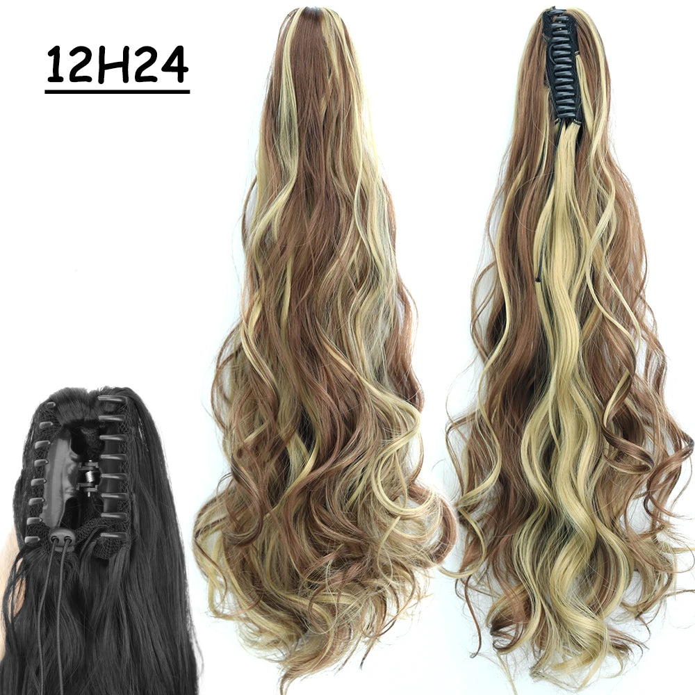 COLETA con Pinche 60 cm Largo CABELLO 100% Similar al Cabello Natural 🥇