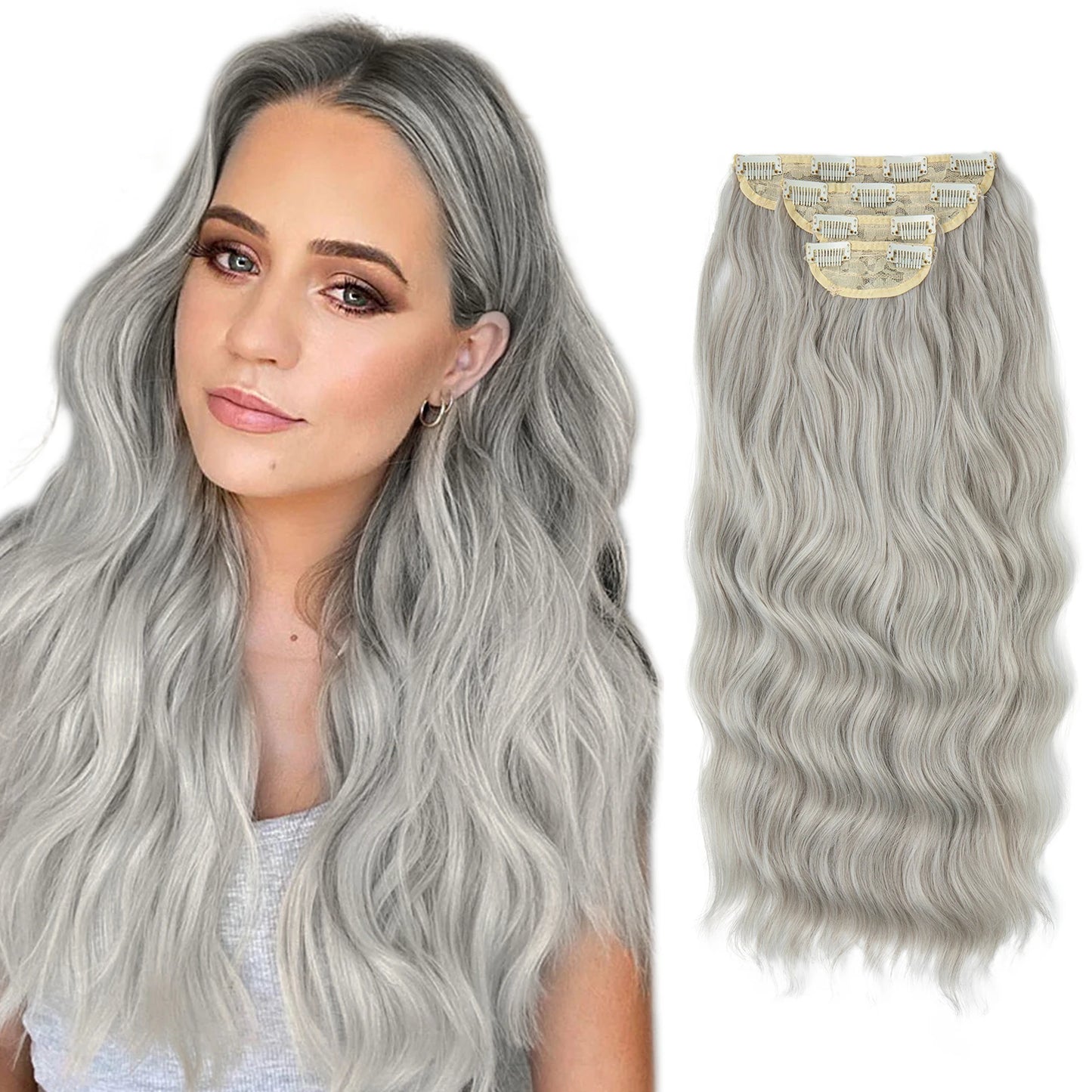 Pack 4 Cortinas Semi Natural🥇 55 cm BALAYAGE
