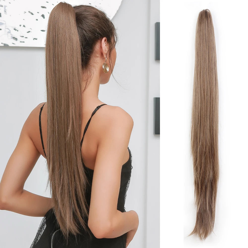 Coleta Balayage 66 cm largo Semi Natural 🥇
