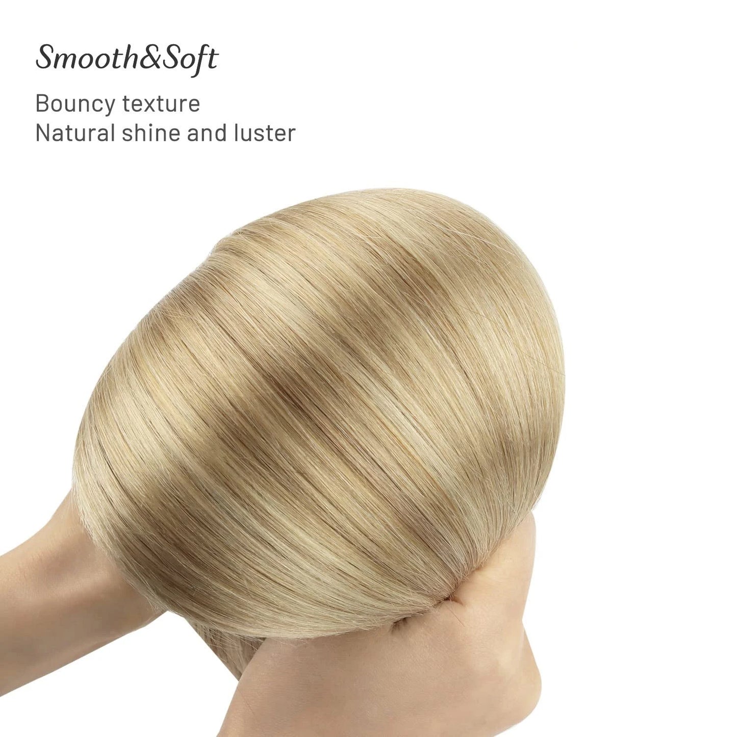 Extensiones Cabello Natural 100% Pegatina Invisible 60 cm Largo