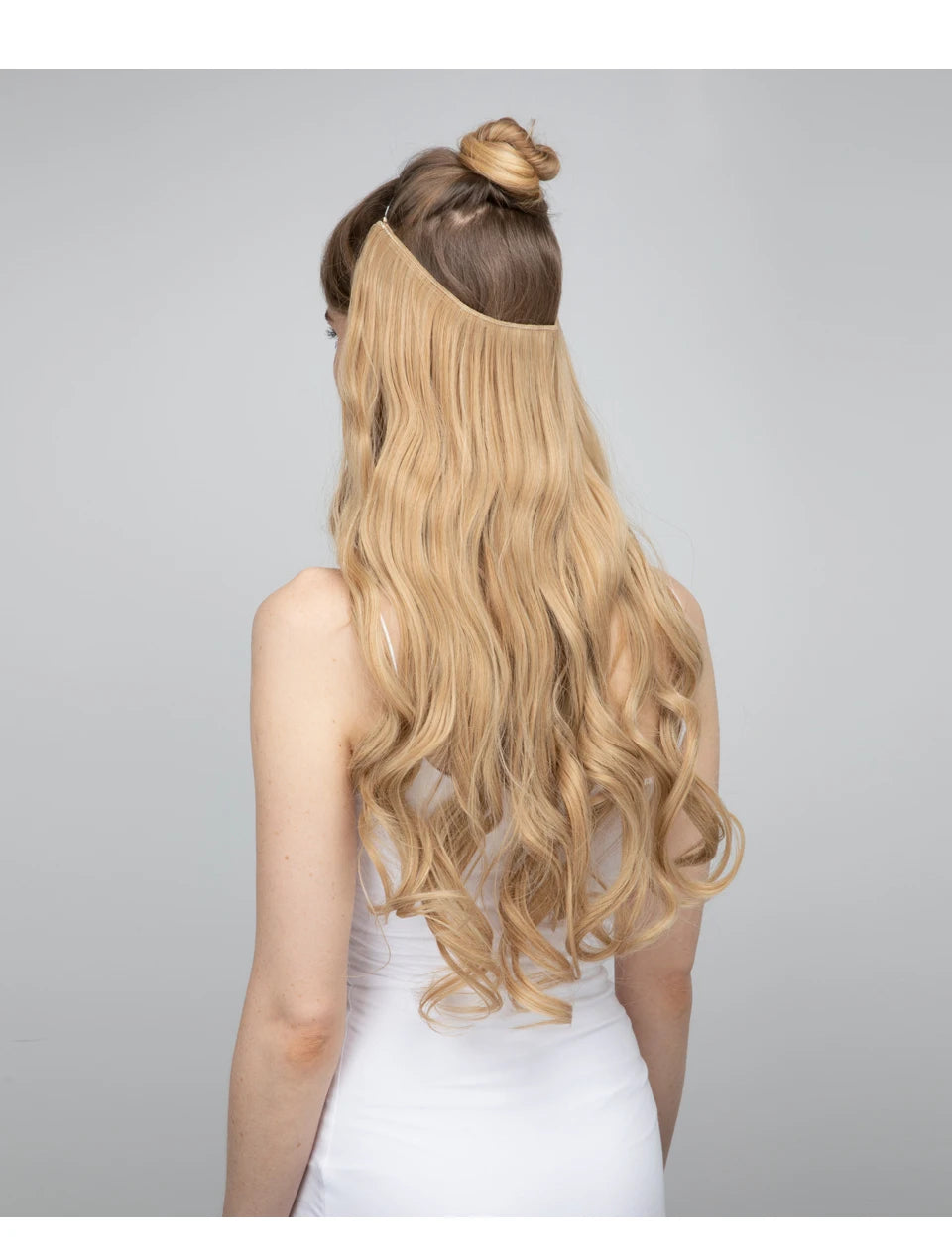 Extensiones Cortina babylight Hilo Invisible 55 cm Largo (150gr) Cabello 100% Similar al Cabello Natural 🥇