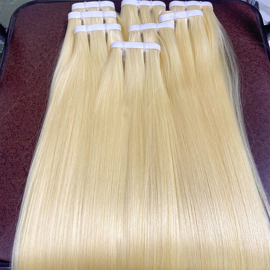 Cinta Adhesiva Invisible Genius, doble trama Cabello Virgen 100% Natural Premium 76 cm