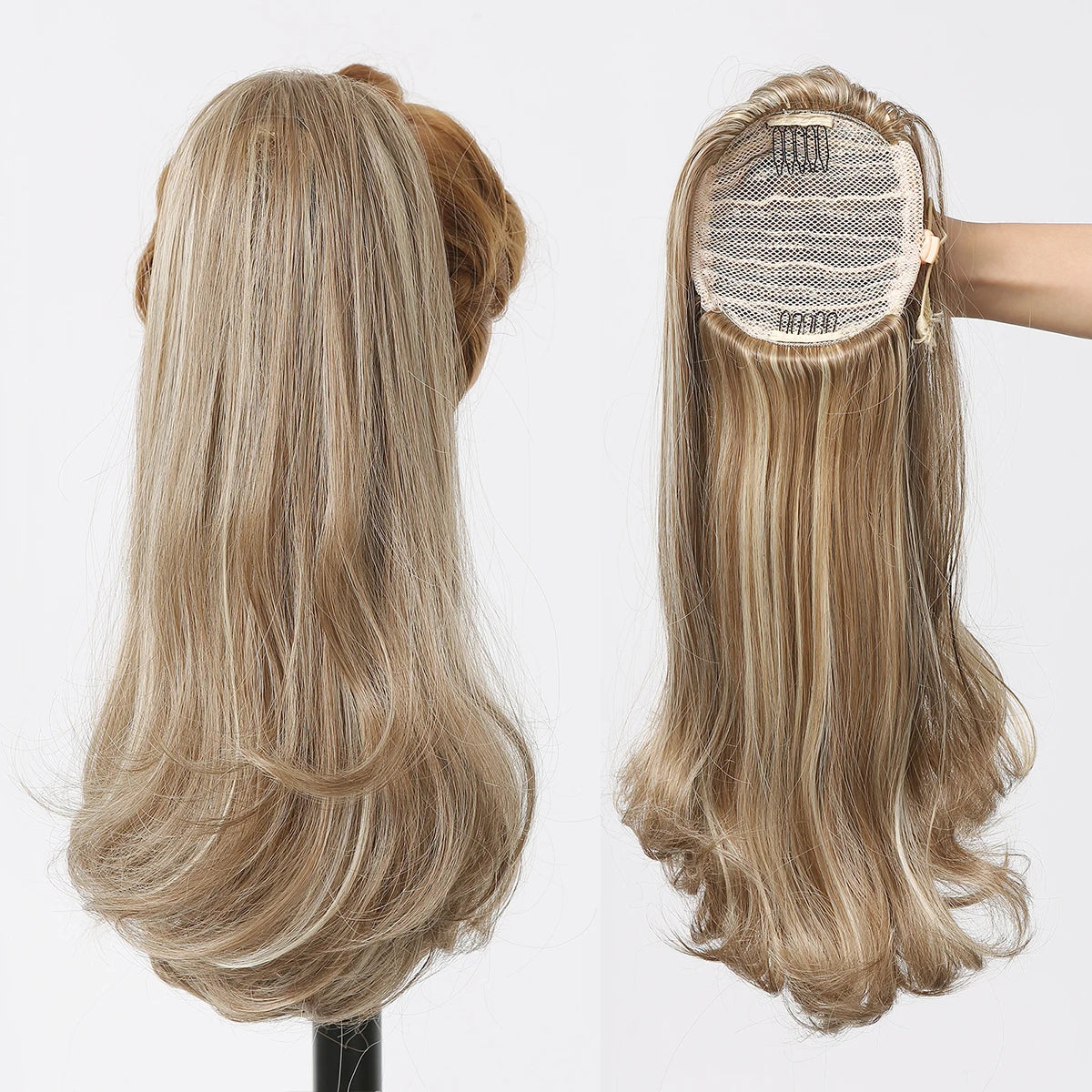 Coleta Balayage 66 cm largo Semi Natural 🥇