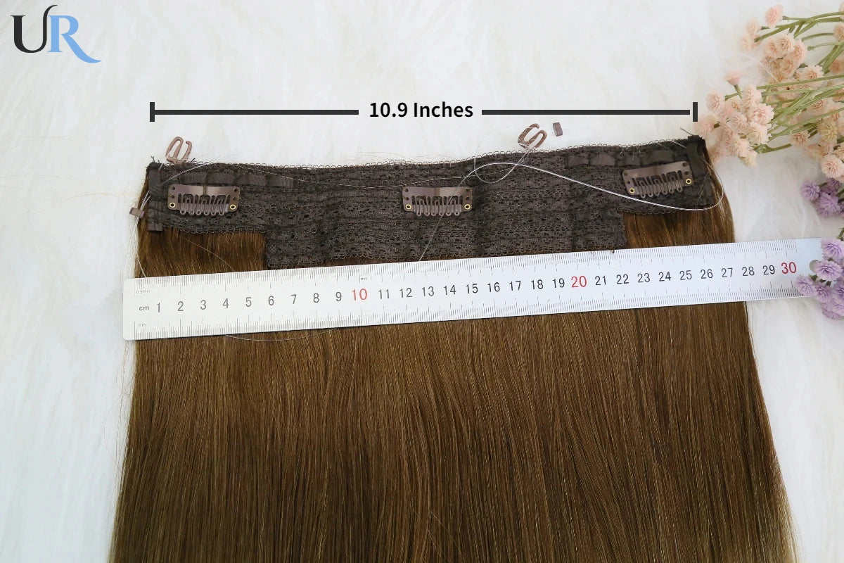 HILO INVISIBLE Extensiones 100% Natural ©️ 66 cm de largo (32 tonos)