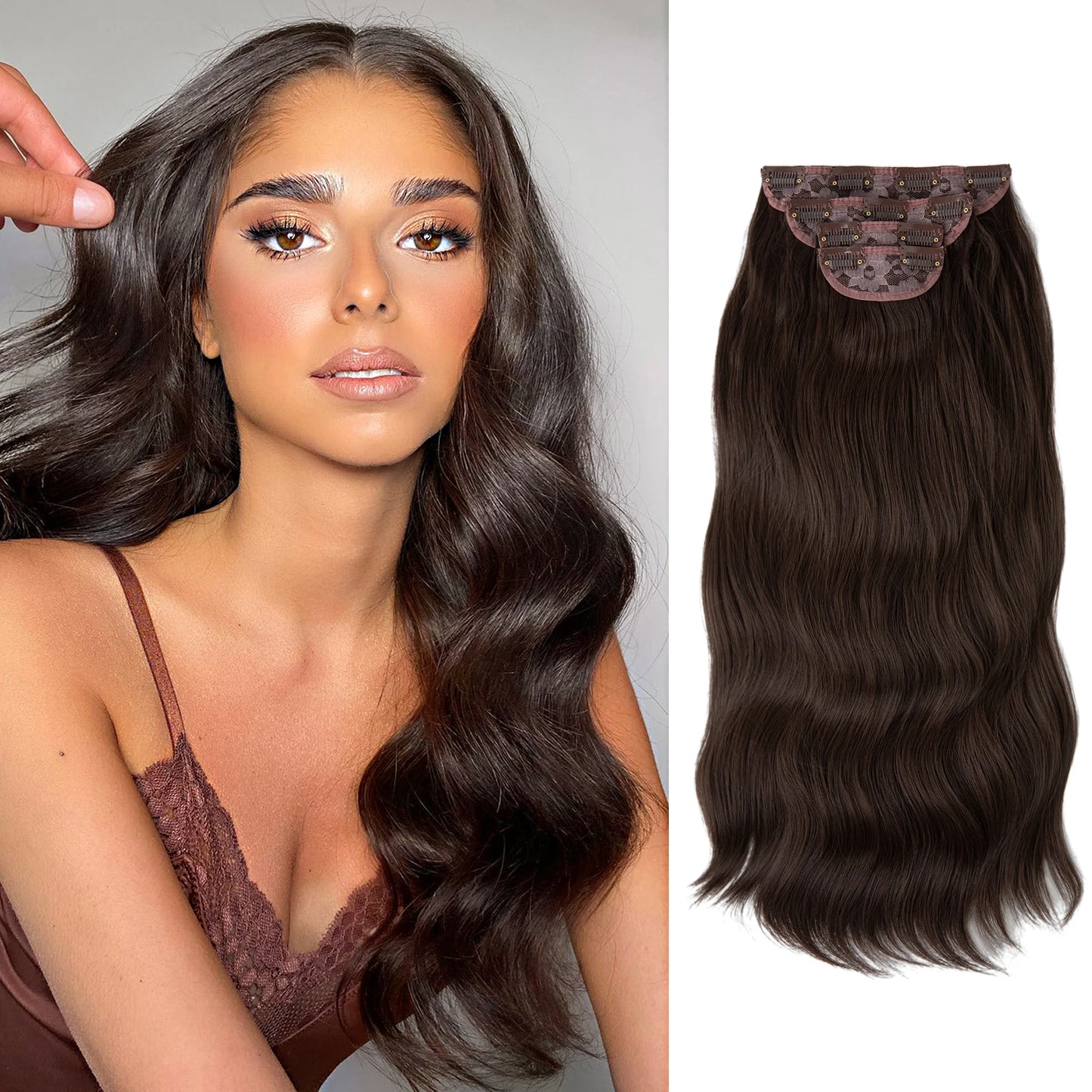 Pack 4 Cortinas Semi Natural🥇 55 cm BALAYAGE