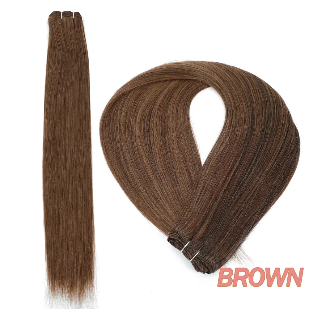 MAZO Extensiones de Cabello PREMIUM🥇 Similar al Natural Tonos Balayage Hasta 70 cm Largo