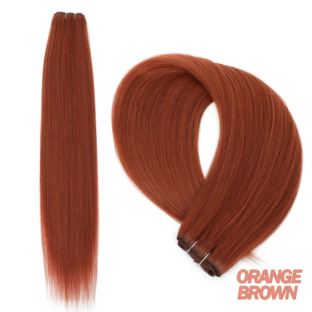 MAZO Extensiones de Cabello PREMIUM🥇 Similar al Natural Tonos Balayage Hasta 70 cm Largo