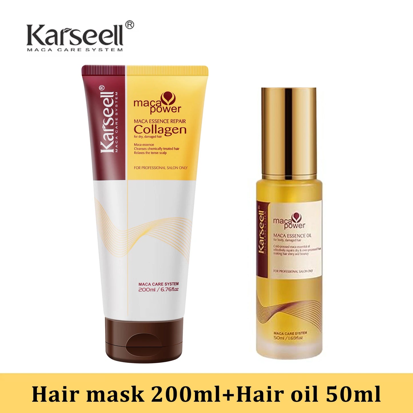 NUEVO PAK DUO Karseell Crema 200 ml + Suero Argán