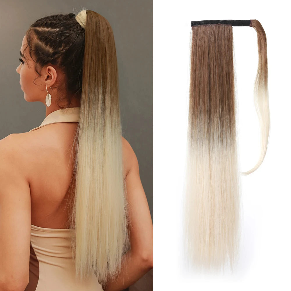 Coleta Balayage 66 cm largo Semi Natural 🥇