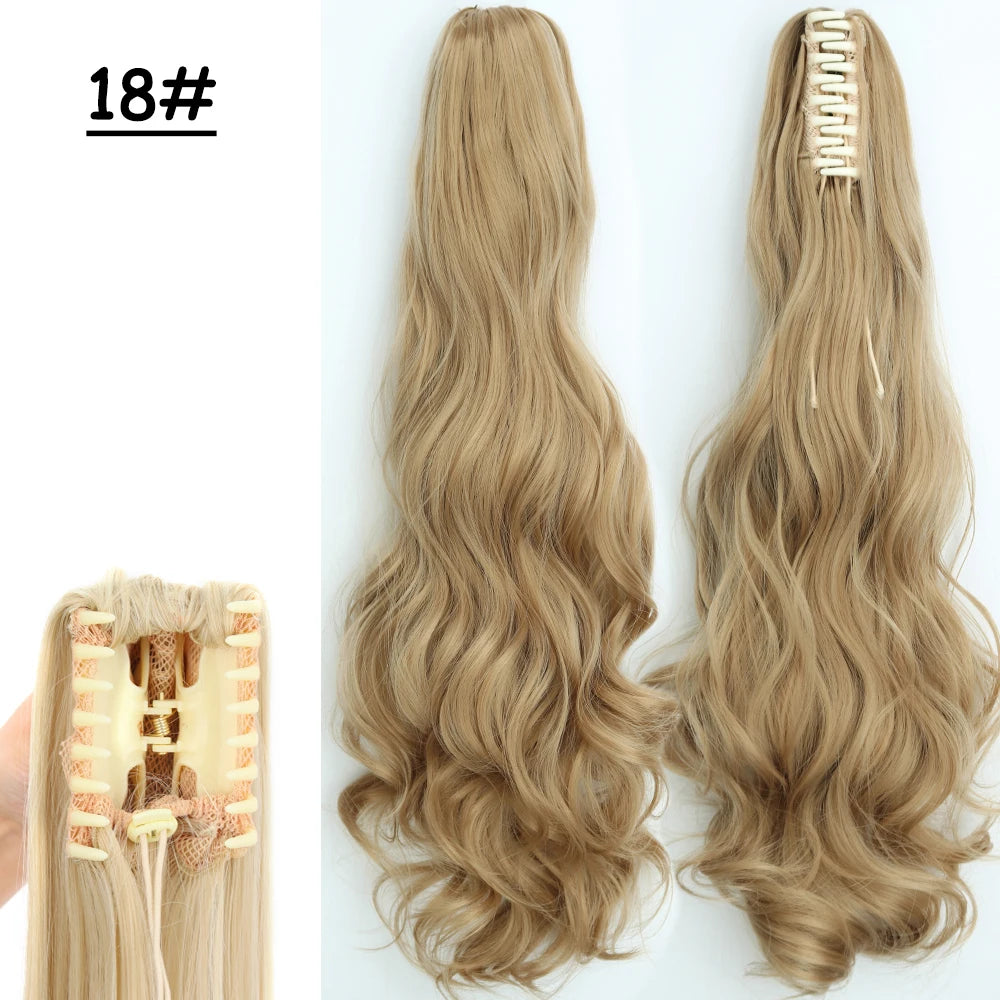 COLETA con Pinche 60 cm Largo CABELLO 100% Similar al Cabello Natural 🥇