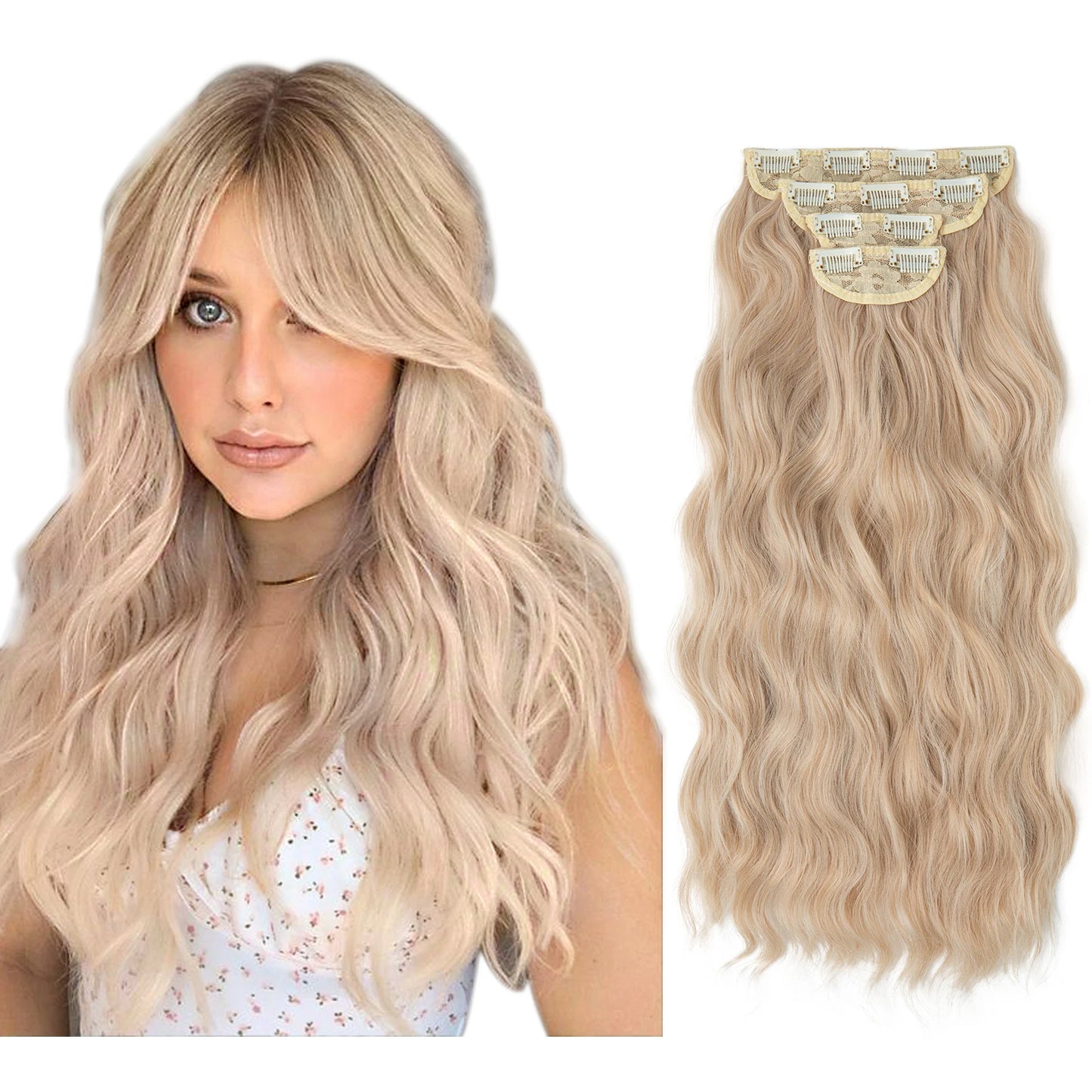 Pack 4 Cortinas Semi Natural🥇 55 cm BALAYAGE