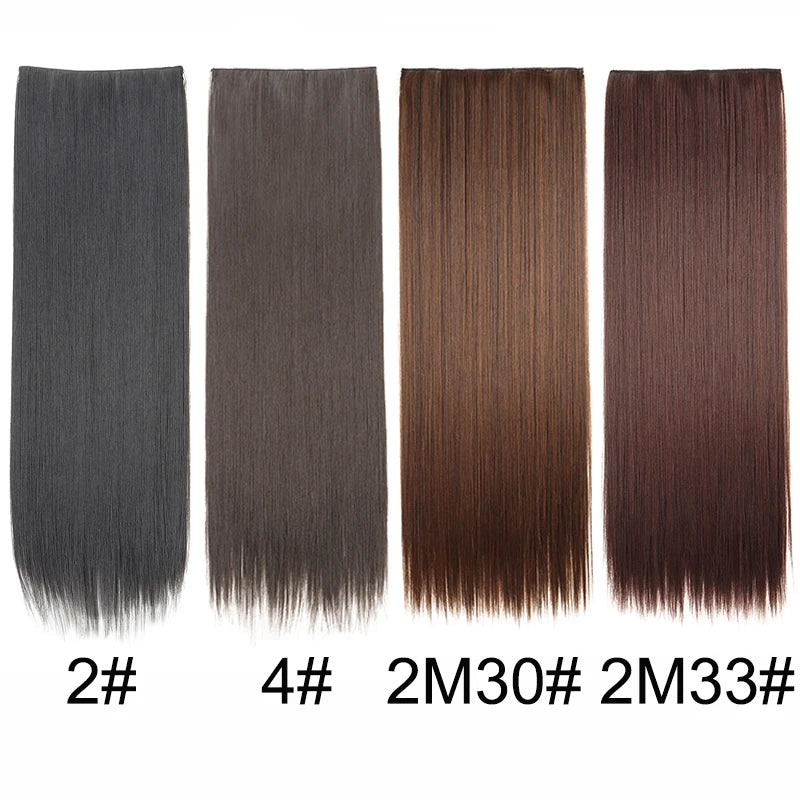EXTENSIONES MAXI CORTINA 5 clips 100 cm de Largo Liso Cabello 100% Similar al Cabello Natural 🥇 180 gr