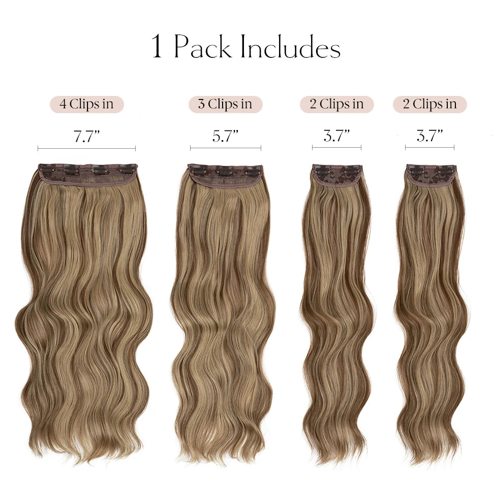 Pack 4 Cortinas Semi Natural🥇 55 cm BALAYAGE