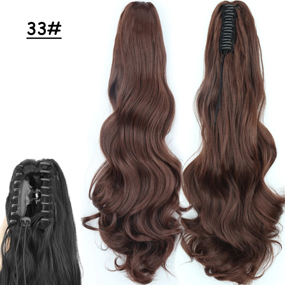 COLETA con Pinche 60 cm Largo CABELLO 100% Similar al Cabello Natural 🥇
