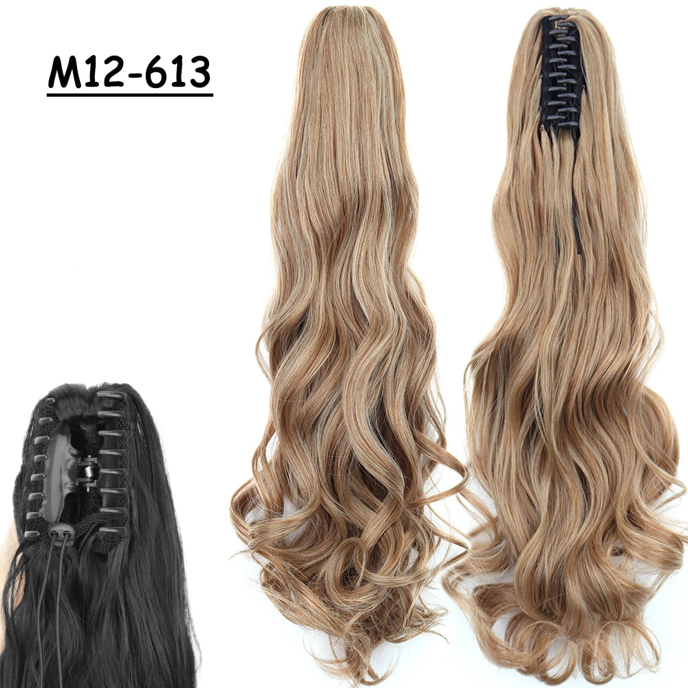 COLETA con Pinche 60 cm Largo CABELLO 100% Similar al Cabello Natural 🥇