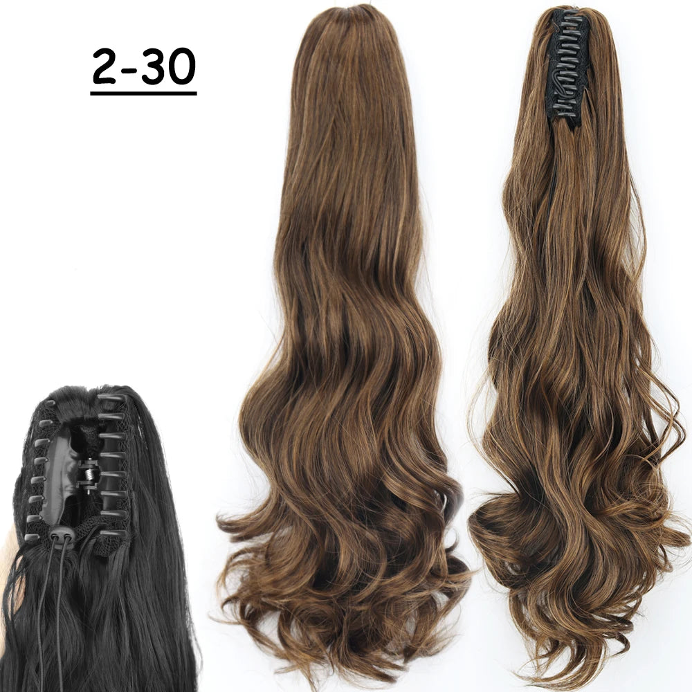 COLETA con Pinche 60 cm Largo CABELLO 100% Similar al Cabello Natural 🥇