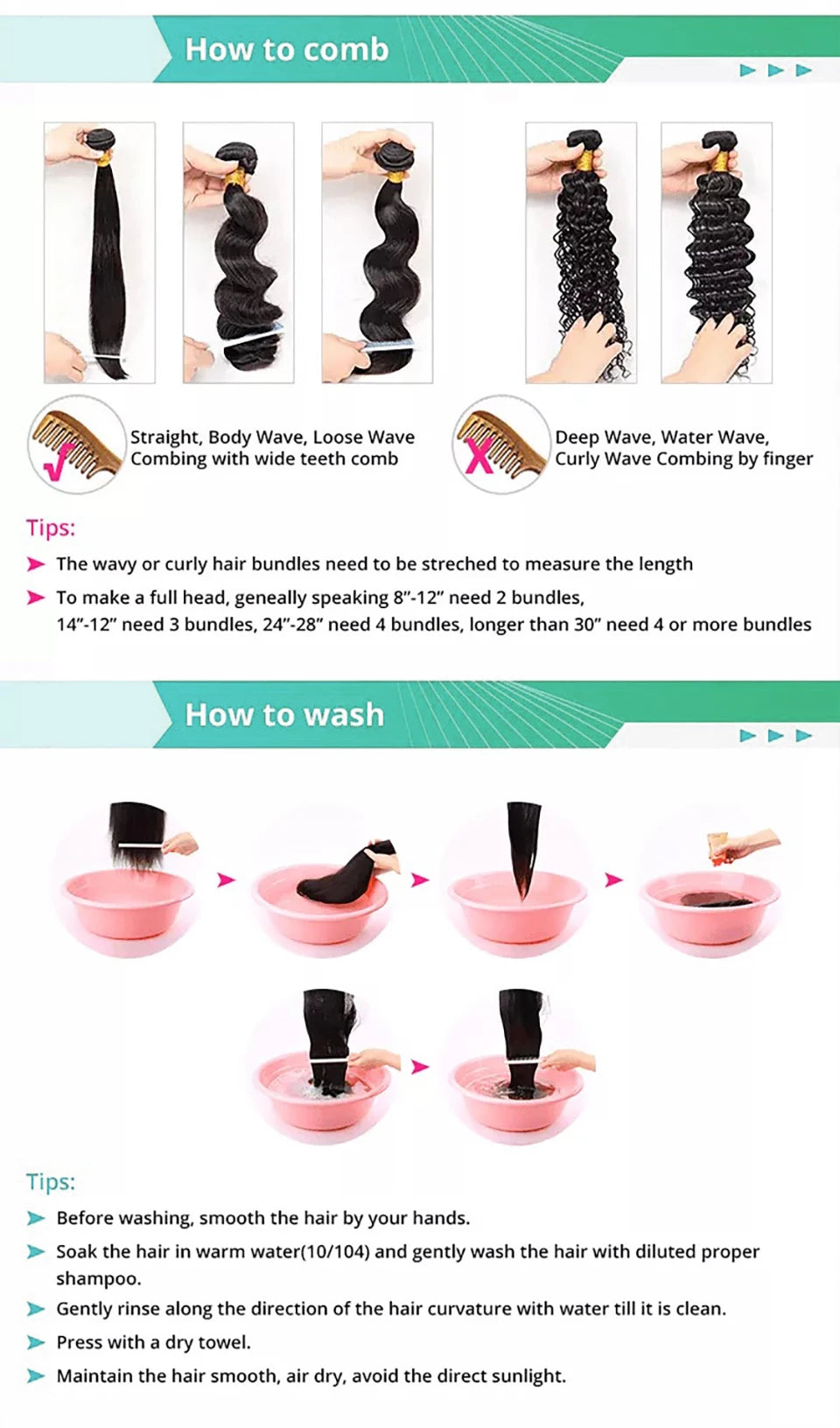 Extensiones de Cabello 100% Natural©️ Tono #1B Castaño Oscuro