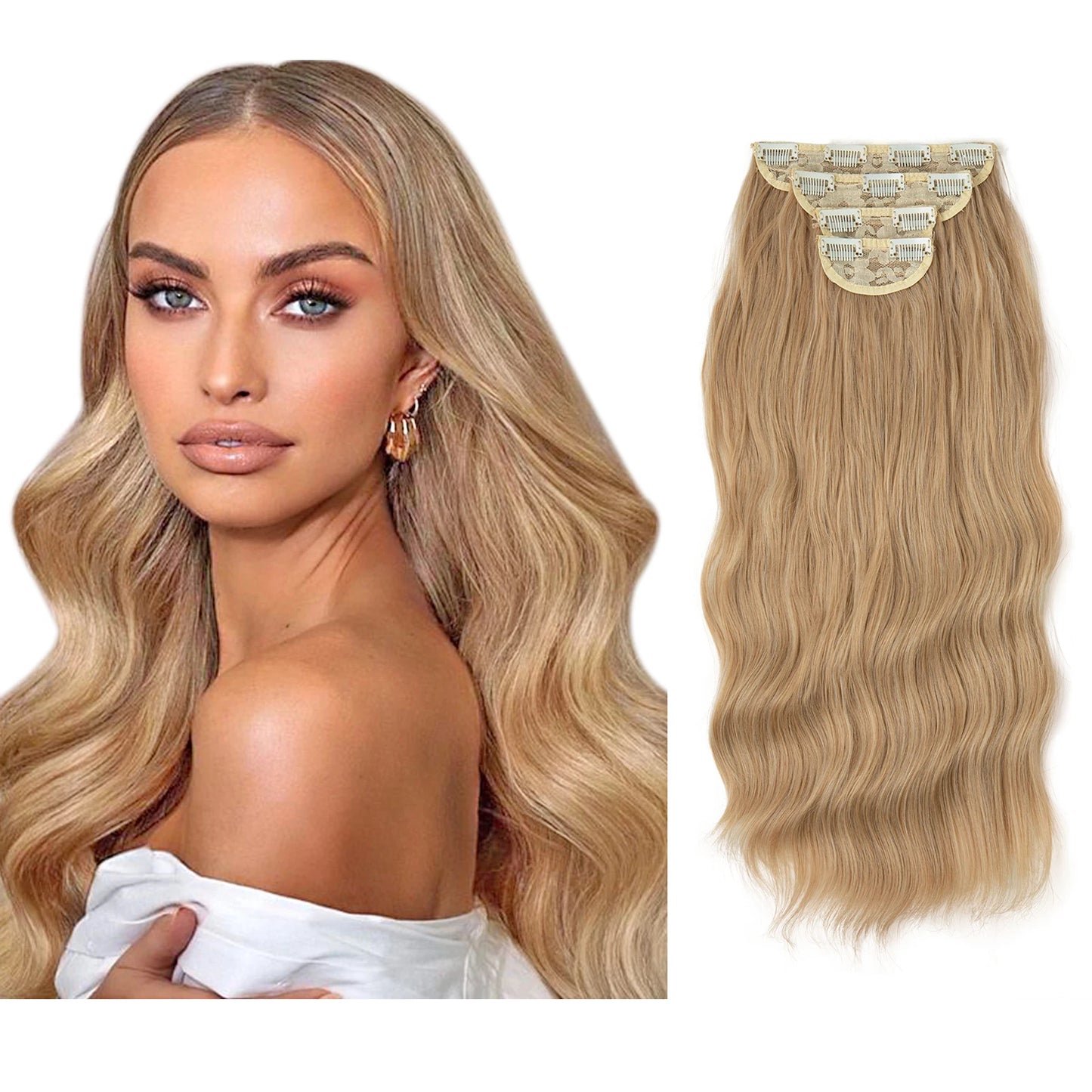 Pack 4 Cortinas Semi Natural🥇 55 cm BALAYAGE