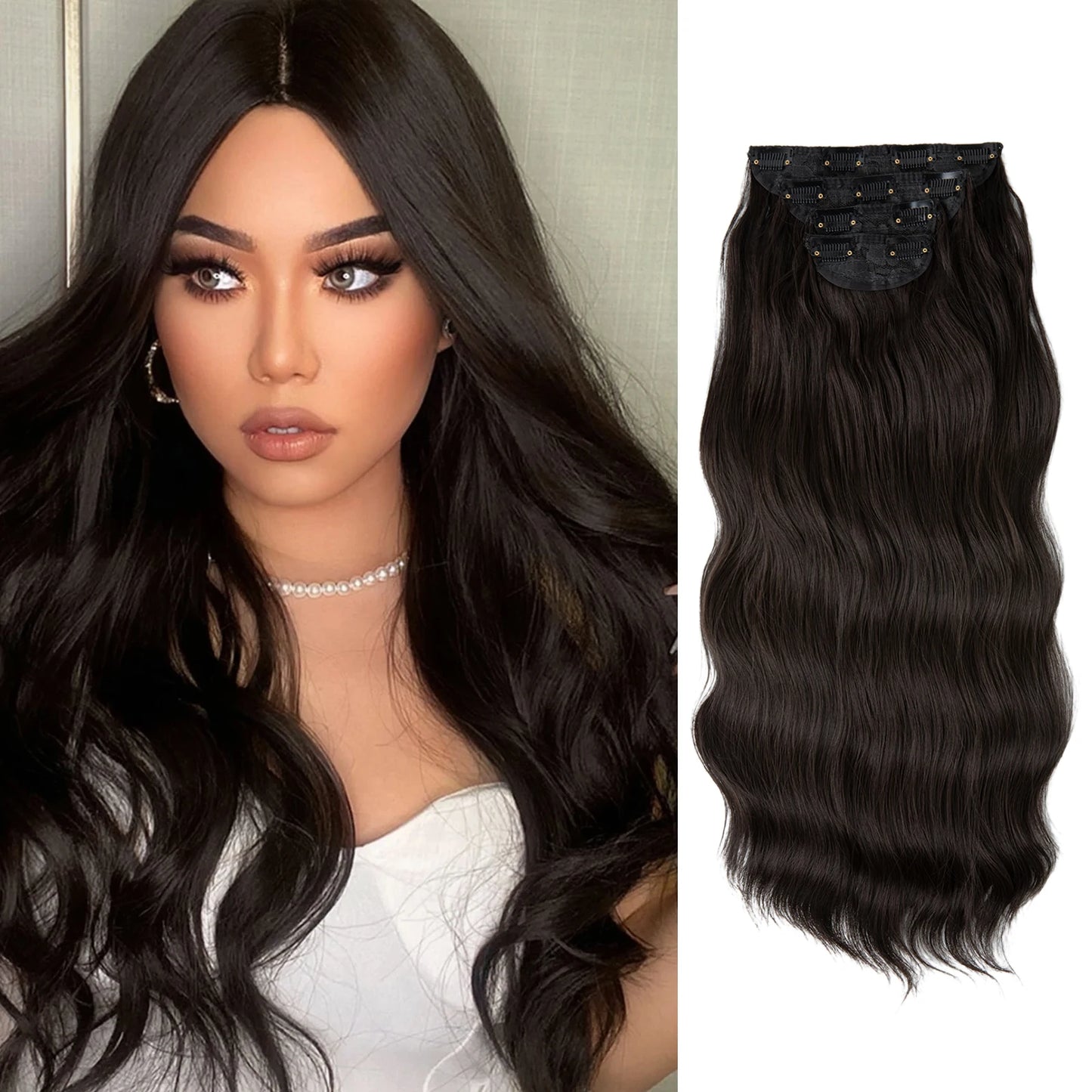 Pack 4 Cortinas Semi Natural🥇 55 cm BALAYAGE