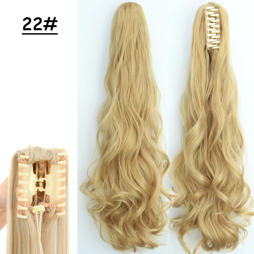 COLETA con Pinche 60 cm Largo CABELLO 100% Similar al Cabello Natural 🥇