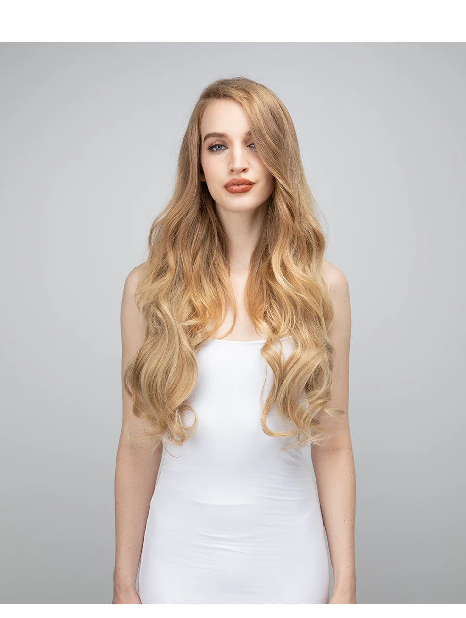 Extensiones Cortina babylight Hilo Invisible 55 cm Largo (150gr) Cabello 100% Similar al Cabello Natural 🥇