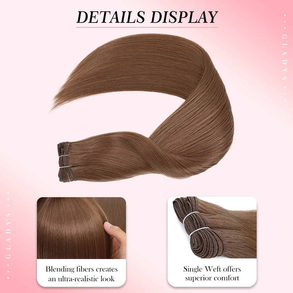 MAZO Extensiones de Cabello PREMIUM🥇 Similar al Natural Tonos Balayage Hasta 70 cm Largo